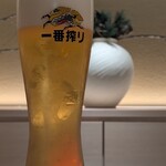 火蓮 - 1次会、ビールからね