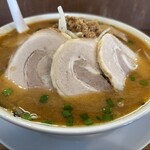 麺匠 大黒 多賀城店 - 味噌ラーメン大盛り（無料）細麺 あっさり 800円♪ Xフォロワーサービス チャーシュー2枚追加^ ^