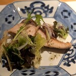 火蓮 - 鰤の炙り、茗荷がアクセント