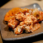 はらみ焼肉ホルモン櫻 - キムチ3種盛