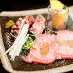 はらみ焼肉ホルモン櫻 - 上タン、厚切り上ハラミ