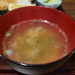 魚とめし かねむ食堂 - ｢味噌汁｣(潮出汁)！