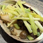 私房菜 吉田 - 鮑と黄ニラの炒め