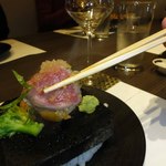 一 - レアに焼いてわさびをつけて