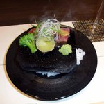 一 - 黒毛和牛サーロイン富士溶岩ステーキ