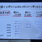 釣りバカ一代 - 平日11:15(開店15分前) 食券残り具合・待ち6組(13名)