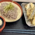 いっせ - 天ぷら定食¥1200(ご飯→そば変更¥0)
