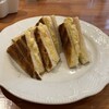 CAFE 梅の木 - ホットサンド（ハムと玉子）