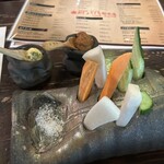 山形Oshoshina 總本店 - 野菜スティック　おかわり自由