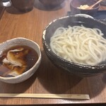 釜揚げうどん専門店もと - 肉汁釜揚げうどん（大盛り）