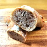 パナデリアトリゴ - ゴルゴンゾーラとクルミ断面