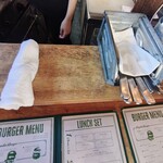 Suns Burger - おしぼり