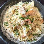 カフェ・ド・ラパン - ズワイガニと旬の野菜の和風クリーム　1,980円