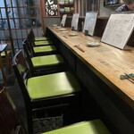 にほん酒と肴 酔音 - カウンター席