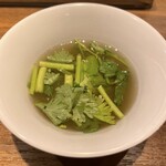 タイ屋台 999 - お通しのスープ350円