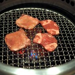 西麻布けんしろう - 塩焼物、厳選脱水タン、厳選タンカルビ