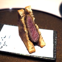 西麻布けんしろう - 厳選和牛ヒレのブリオッシュサンド