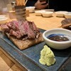心斎橋東 焼とりporc - 醤油焼とりコース 焼物 黒毛和牛いちぼ肉岩塩焼き 3人前