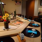 寿し処ふしみ - カウンター席