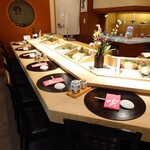 寿し処ふしみ - カウンター席