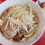 ラーメン二郎 - ラーメンミニ＋ニンニク少し＋白ネギ炙