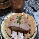 回転寿司 根室 花まる 大同生命札幌ビル miredo店 - 炙り中トロ