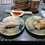 回転寿司 根室 花まる 大同生命札幌ビル miredo店 - ボウズギンポ, つぶ貝