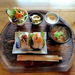 梅ばあちゃん家 - おむすびモーニングBセット