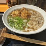 空飛ぶうどん やまぶき家 - とり天油カスうどん
