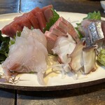 味の店　いなかっぺ - 刺身盛合せ 美味しいわぁ