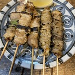 味の店　いなかっぺ - ねぎまと皮、塩