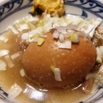 もつ焼き 煮込み 楓 - 煮玉子
