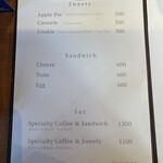 NAOMI Coffee by Fcoffeeroasters - メニュー