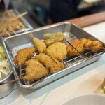 鈴屋 - かつ×2 いか　玉ねぎ　れんこん　なす　にんにく　ししとう