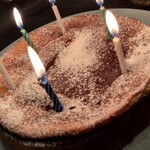 ウエストパパ - ハピバケーキ（配膳直後）