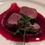 ウエストパパ - 料理写真:鹿肉のランプステーキ・ビーツの濃いソースと共に