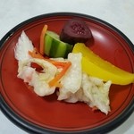 としちゃん食堂 - チョイスした漬物