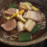 御手打ちそば やま本 - 鴨南蛮そば