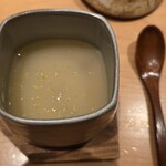 すしやのたい悟 - はまぐりの茶碗蒸し
