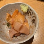 すしやのたい悟 - 赤貝・私、パープルキャットさん