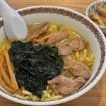 仙台中華そば 銘店嘉一 - 三陸わかめチャーシュー麺(醤油) 1,210円