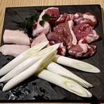 鴨ときどき馬 - 岩手鴨使用　鴨もも肉の葱焼き