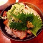 ヌードルズ - チャーシュー丼(ネギ塩)