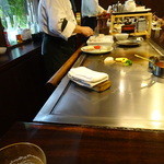 ステーキ池田 - フォアグラと付け添え野菜をセットして・・・