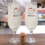 トリワイン ＰＩＫＯＳＨＨＨＵ - 自家製リモンチェッロソーダ？