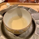 イタリア料理 今井 - 貝出汁でまずはお腹を暖かめる