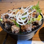 鳥羽風土 - 牡蠣唐しらす丼