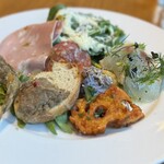 ピッツェリア トラットリア ダ オカピート - レンコンがシャキシャキで超美味