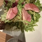 臥薪 - 津軽鴨とバルサミコスサラダ