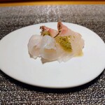 しまなみふれんち Murakami - 『マダイの炙り　グリーンペッパー』